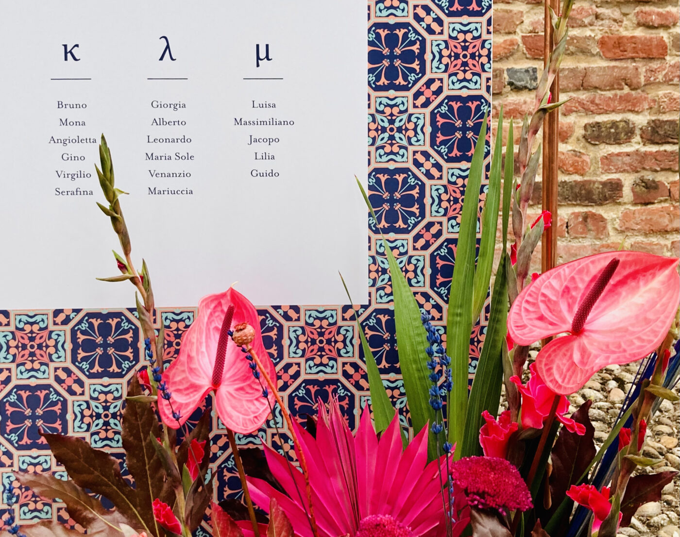 Majestic Patterns Regal Mosaic Wedding Stationery