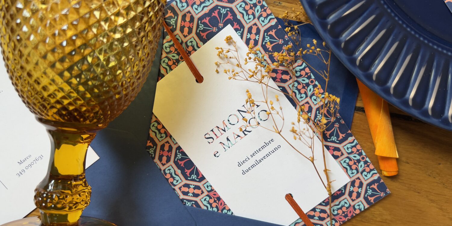 Majestic Patterns Regal Mosaic Wedding Stationery