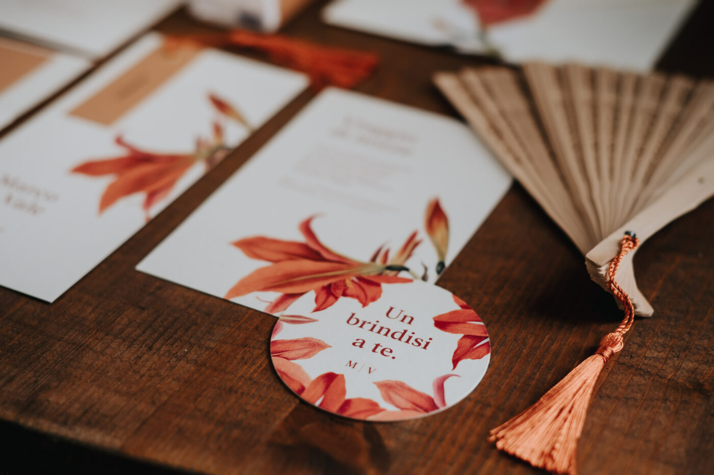 Rustic Poetry Terracotta-inspired Wedding Stationery