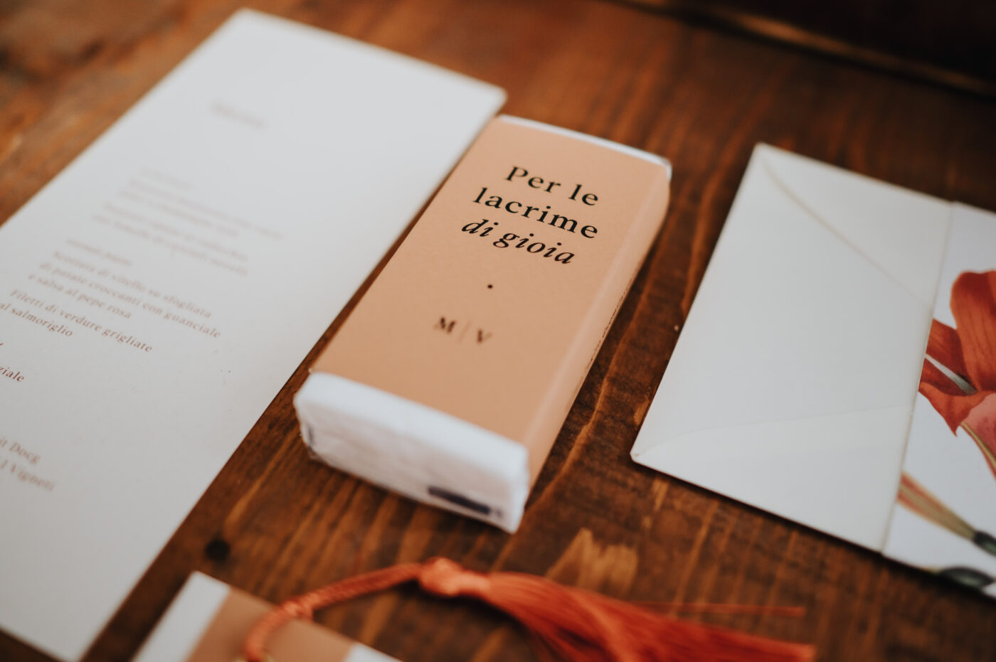 Rustic Poetry Terracotta-inspired Wedding Stationery