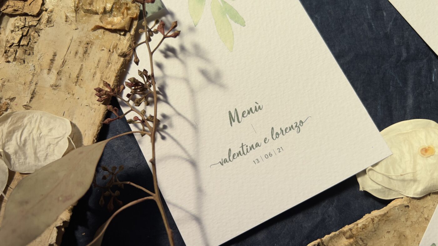 Eucalyptus Harmony Watercolor Wedding Stationery