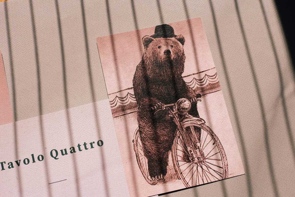 Le illustrazioni creano un'atmosfera festosa e divertente che trasmette gioia e felicità, creando un matrimonio mondo incantato a tema orsi.