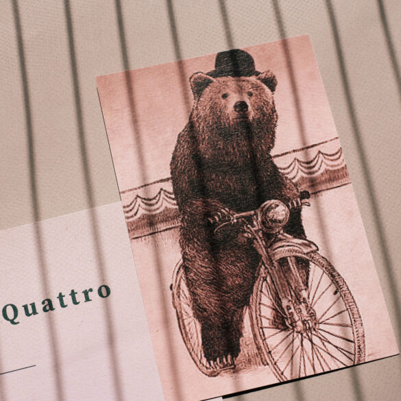 Le illustrazioni creano un'atmosfera festosa e divertente che trasmette gioia e felicità, creando un matrimonio mondo incantato a tema orsi.