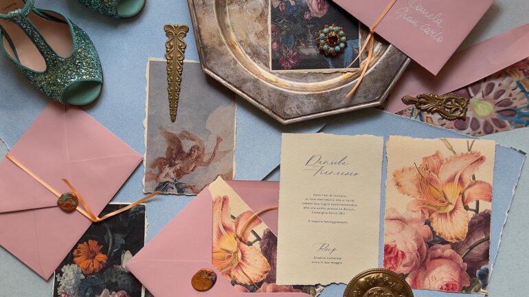 Timeless Elegance Vintage Antique Wedding Stationery