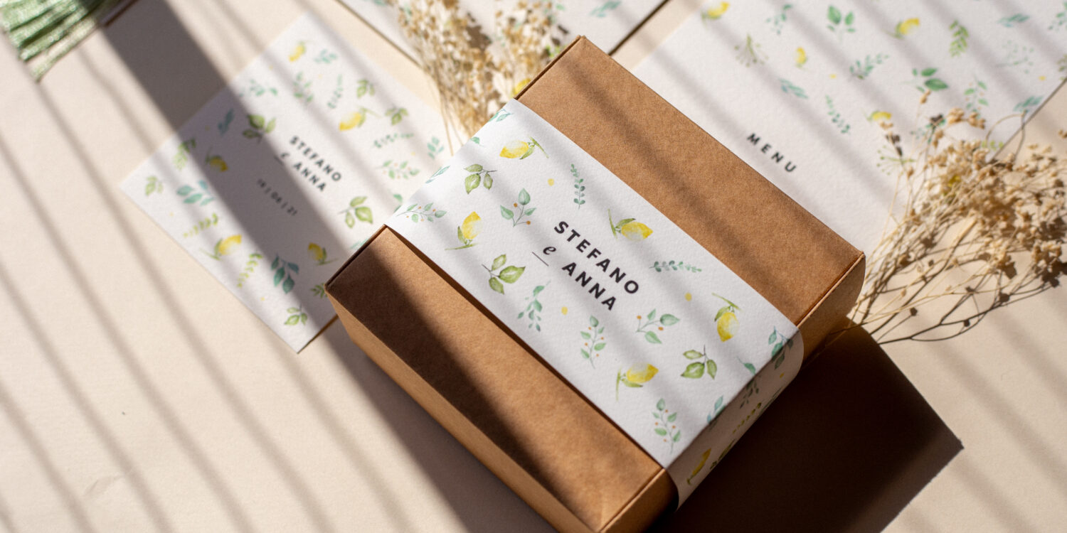 Lemon-inspired Wedding Stationery