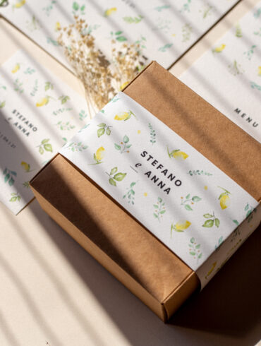 Lemon-inspired Wedding Stationery