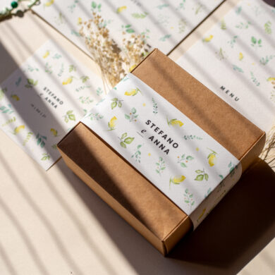 Lemon-inspired Wedding Stationery