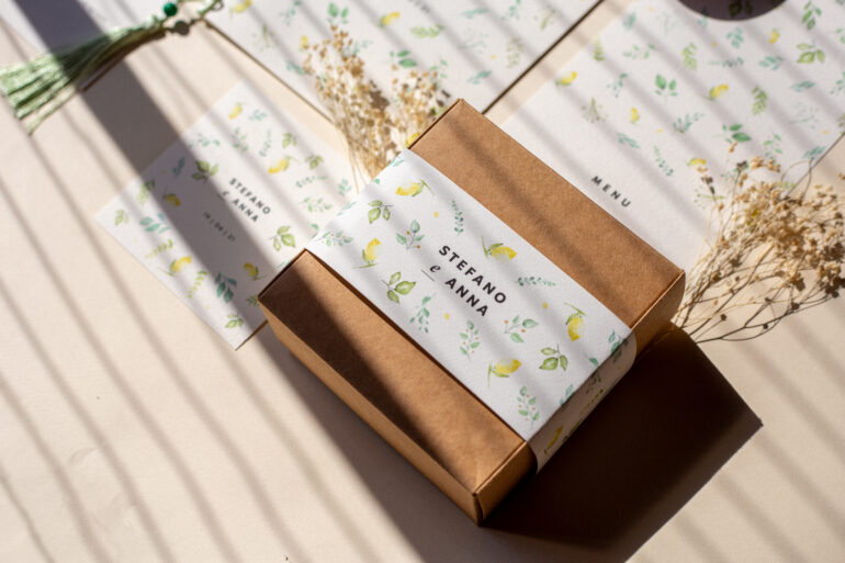 Lemon-inspired Wedding Stationery